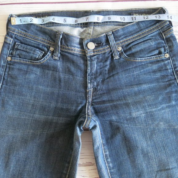 Citizens Of Humanity Ingrid #002 Stretch Low Waist Flare Denim Jeans - Size 25 - Picture 5 of 11
